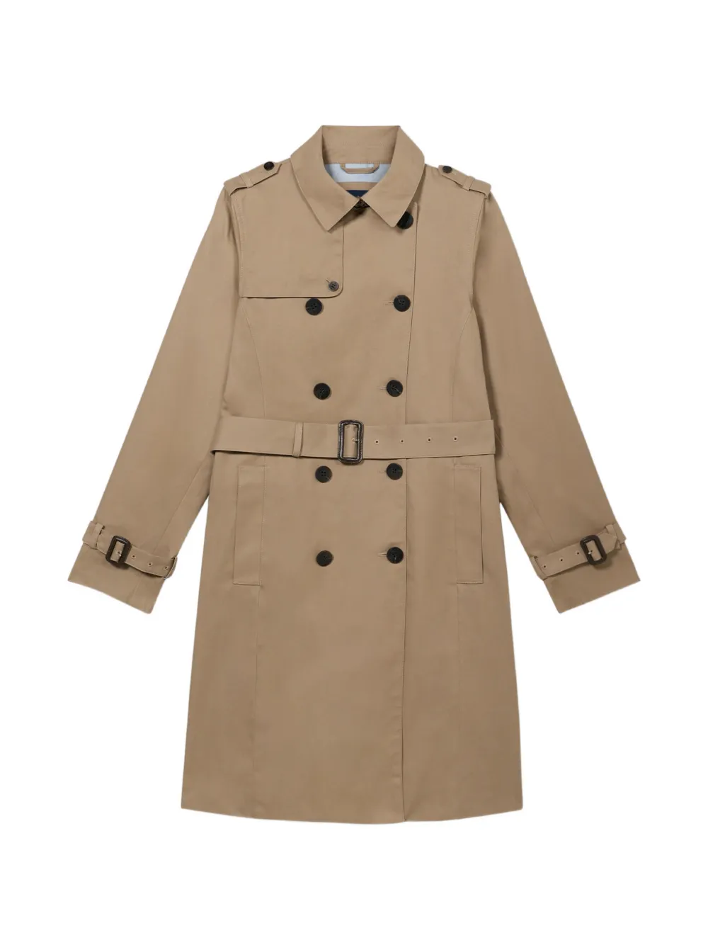 Brooks Brothers Trenchcoat mit Gürtel - Nude