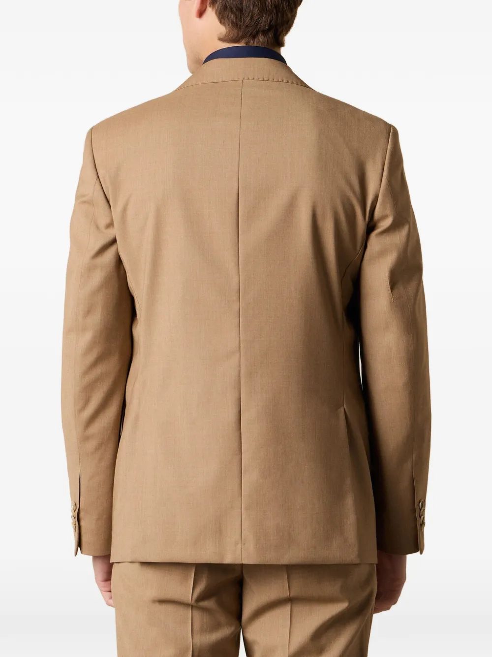Brooks Brothers Blazer met enkele rij knopen Beige