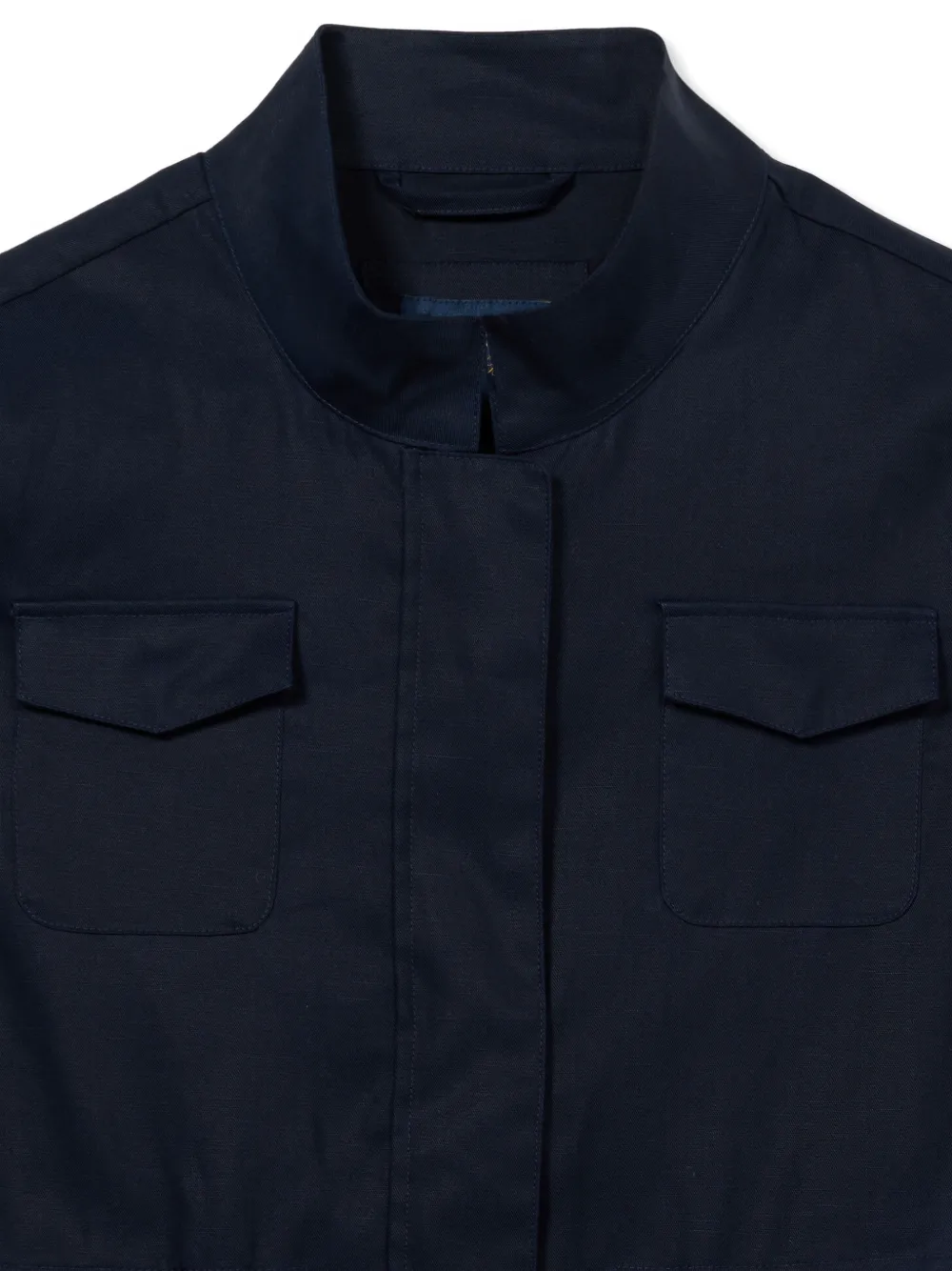 Brooks Brothers Patch Pockets Safari Jacket - Blue 