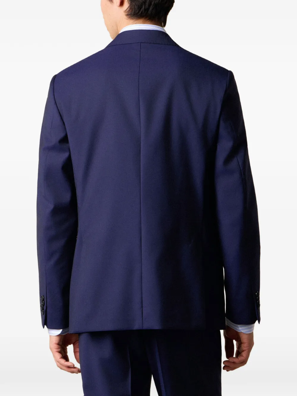 Brooks Brothers Blazer met enkele rij knopen Blauw
