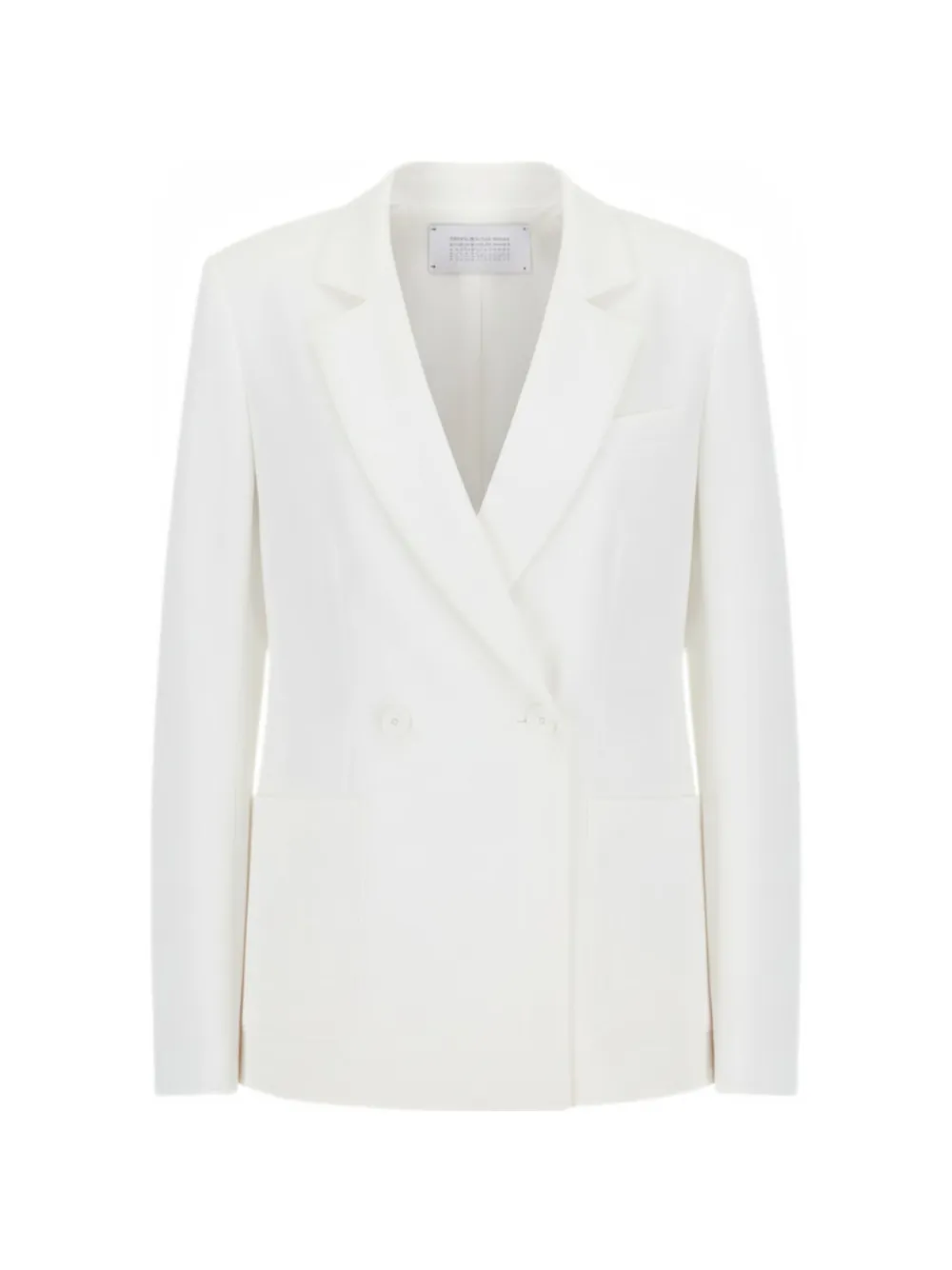 Harris Wharf London button double-breasted blazer - Bianco