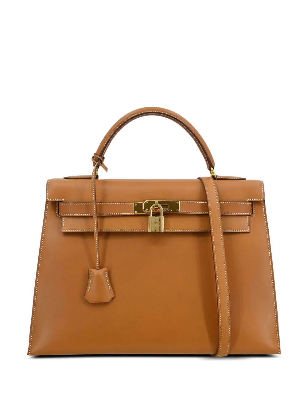 Hermès Pre-Owned Borsa tote Kelly Sellier Veau Chamonix 32 1994 - Toni neutri