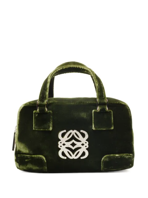 Loewe Pre-Owned 2021 rhinestone velour handbag