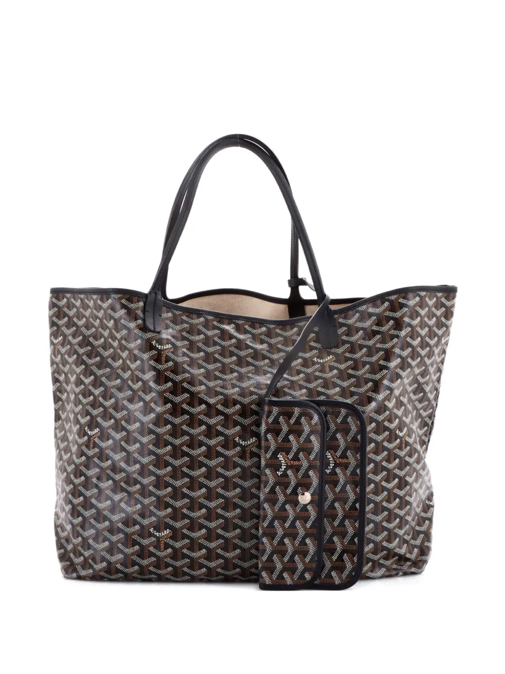 Goyard Pre-Owned Saint Louis Coated Canvas GM tote bag - Nero