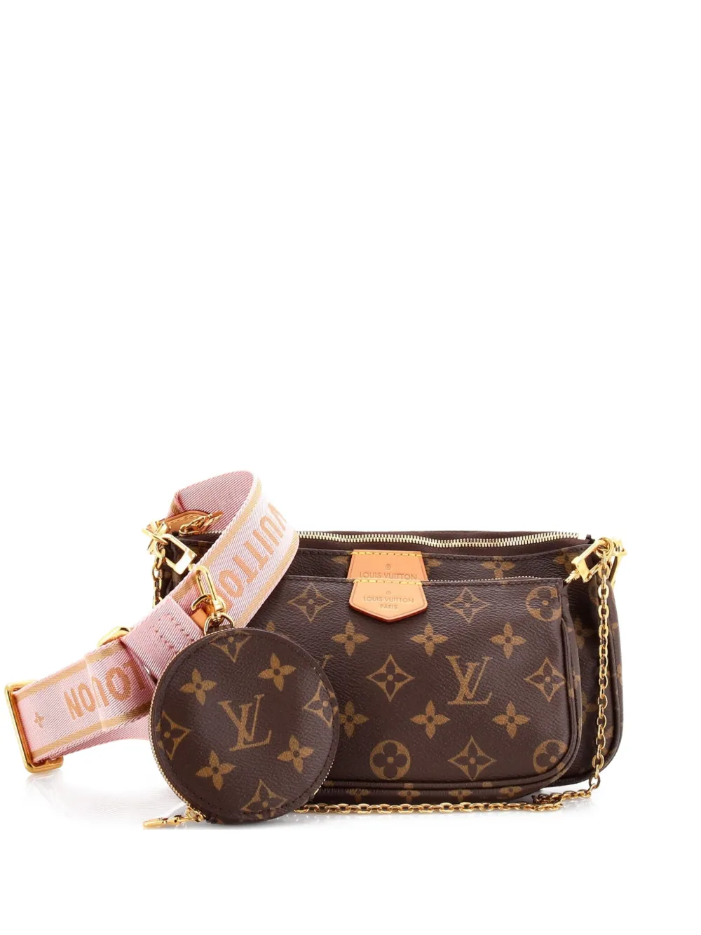 Louis Vuitton Pre-Owned Multi Pochette Accessoires Monogram Canvas crossbody bag - Marrone