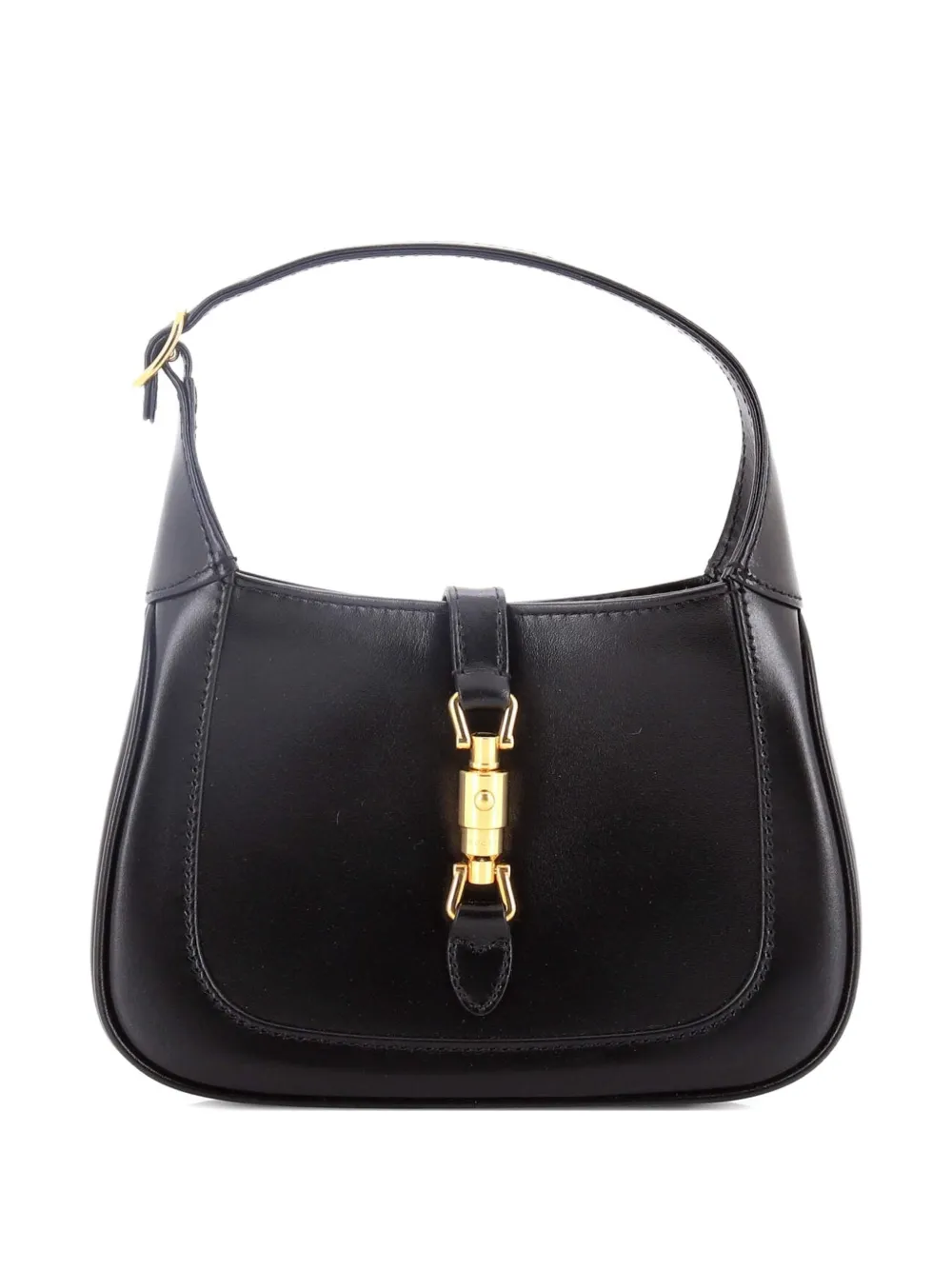 Gucci Pre-Owned Jackie 1961 Leather Mini hobo bag - Nero