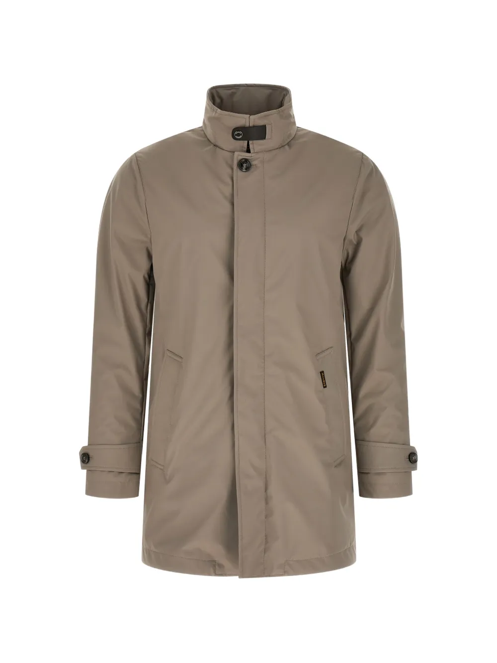 Moorer Duca removable-hood coat - Braun
