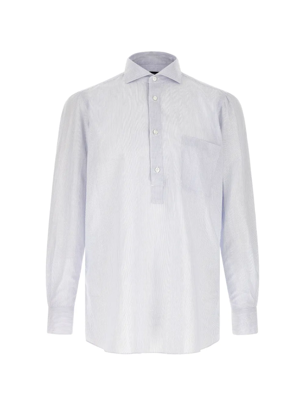 Finamore 1925 Napoli half-zip striped shirt - Bianco