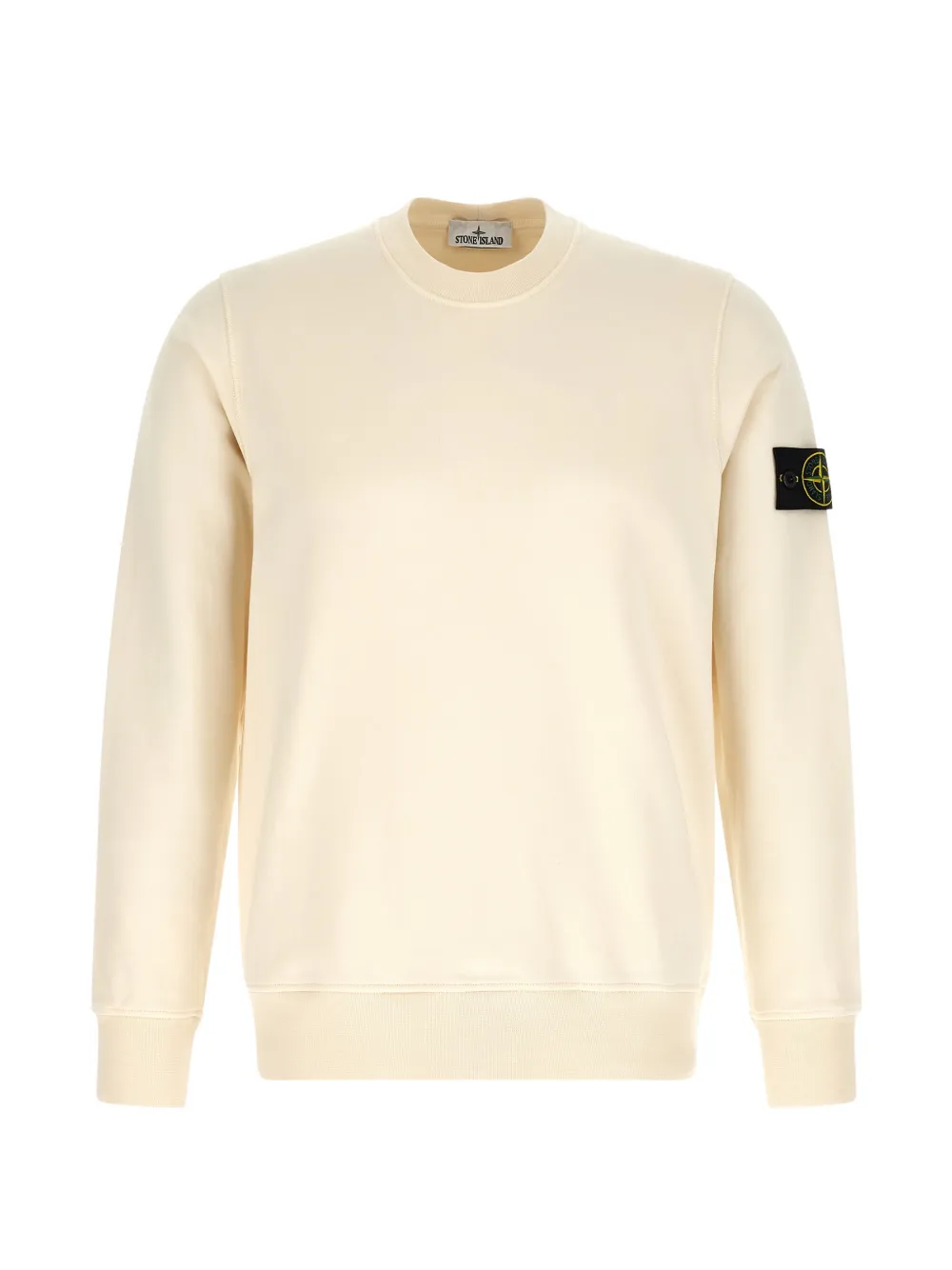 Stone Island logo-badge crew neck sweatshirt - Toni neutri