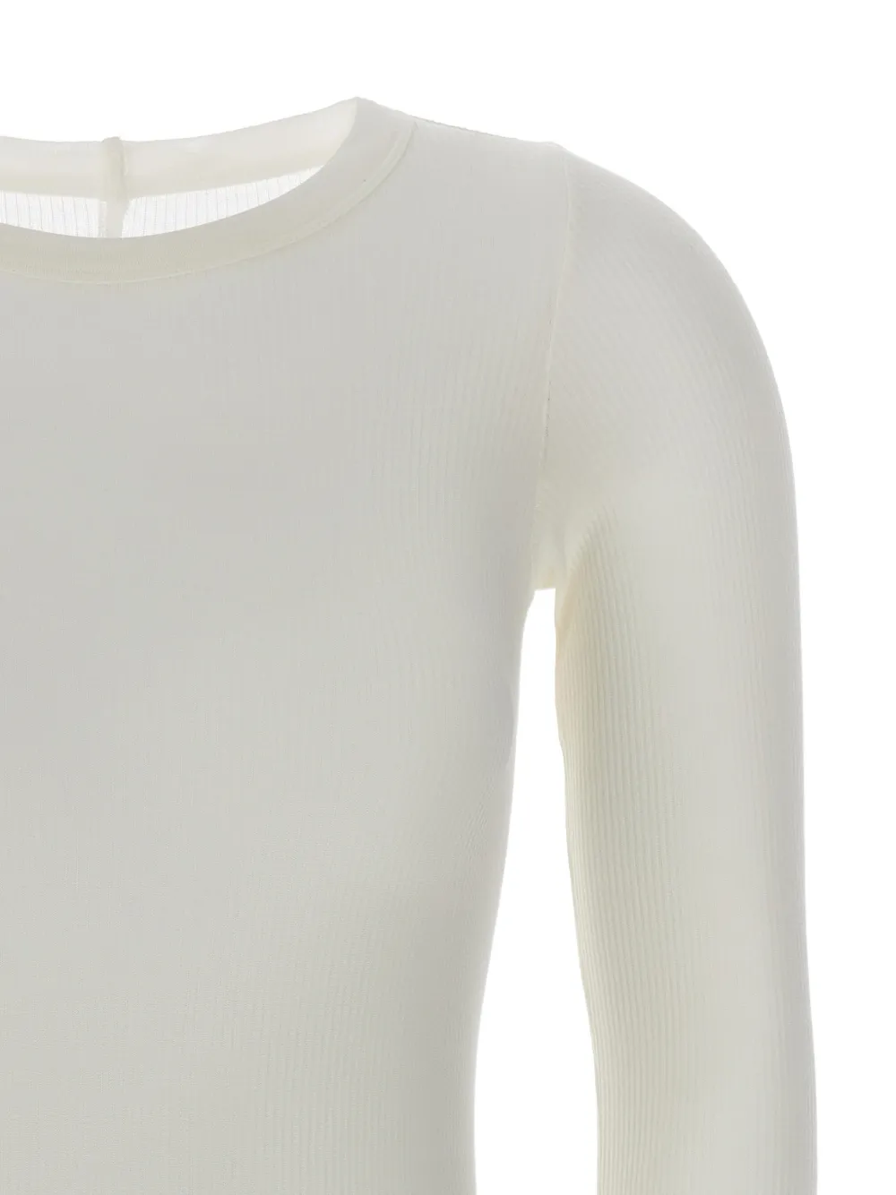  Rick Owens Rib Ls T T-shirt - Neutrals 