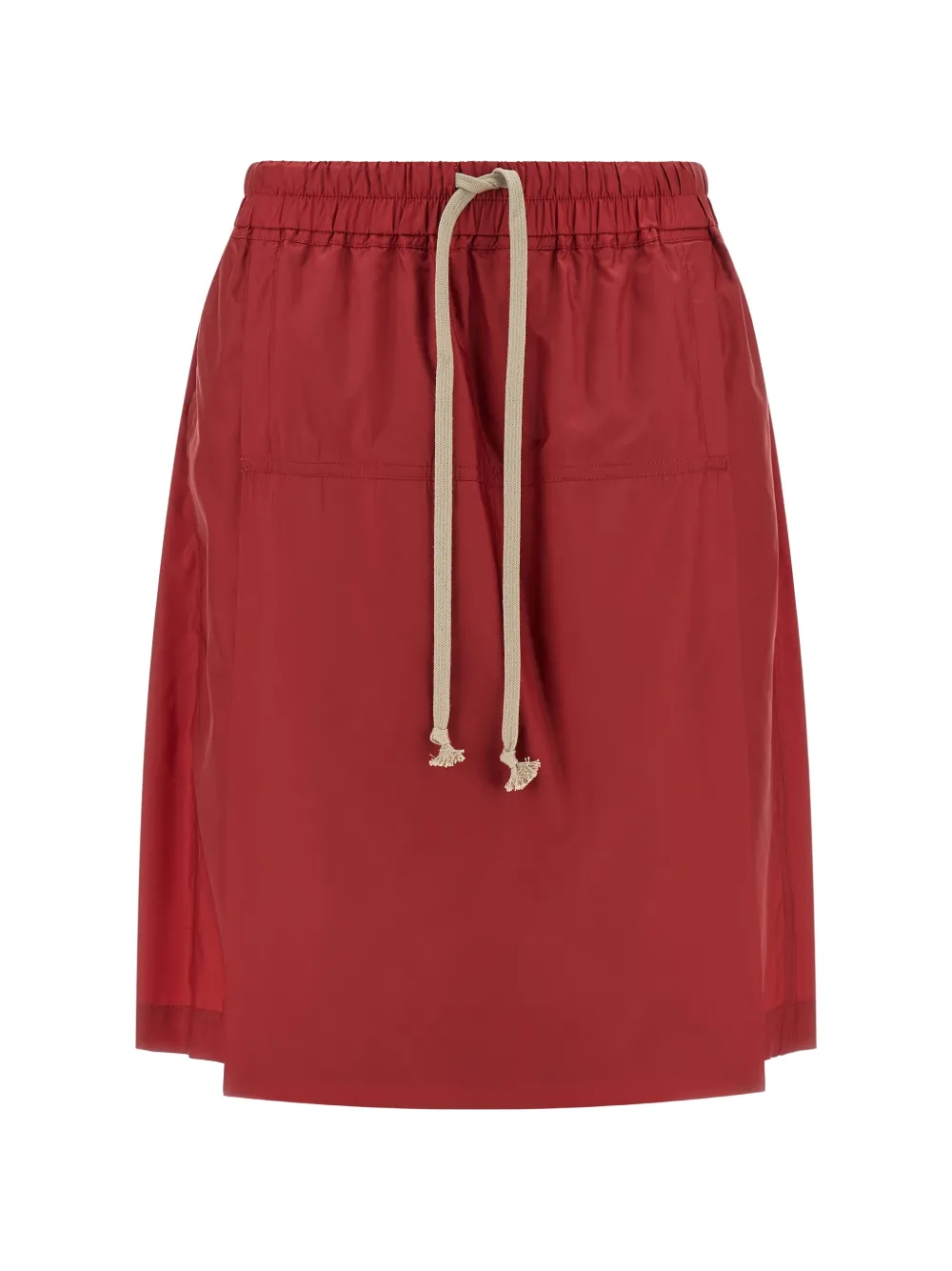 Rick Owens kilt drawstring shorts - Rosso