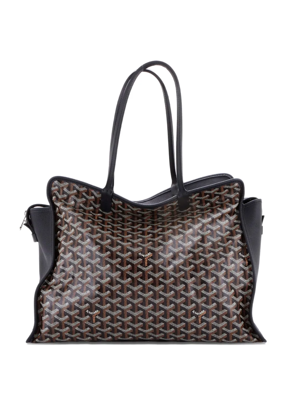 Goyard Pre-Owned Hardy Pet Carrier Coated Canvas PM tote bag - Nero