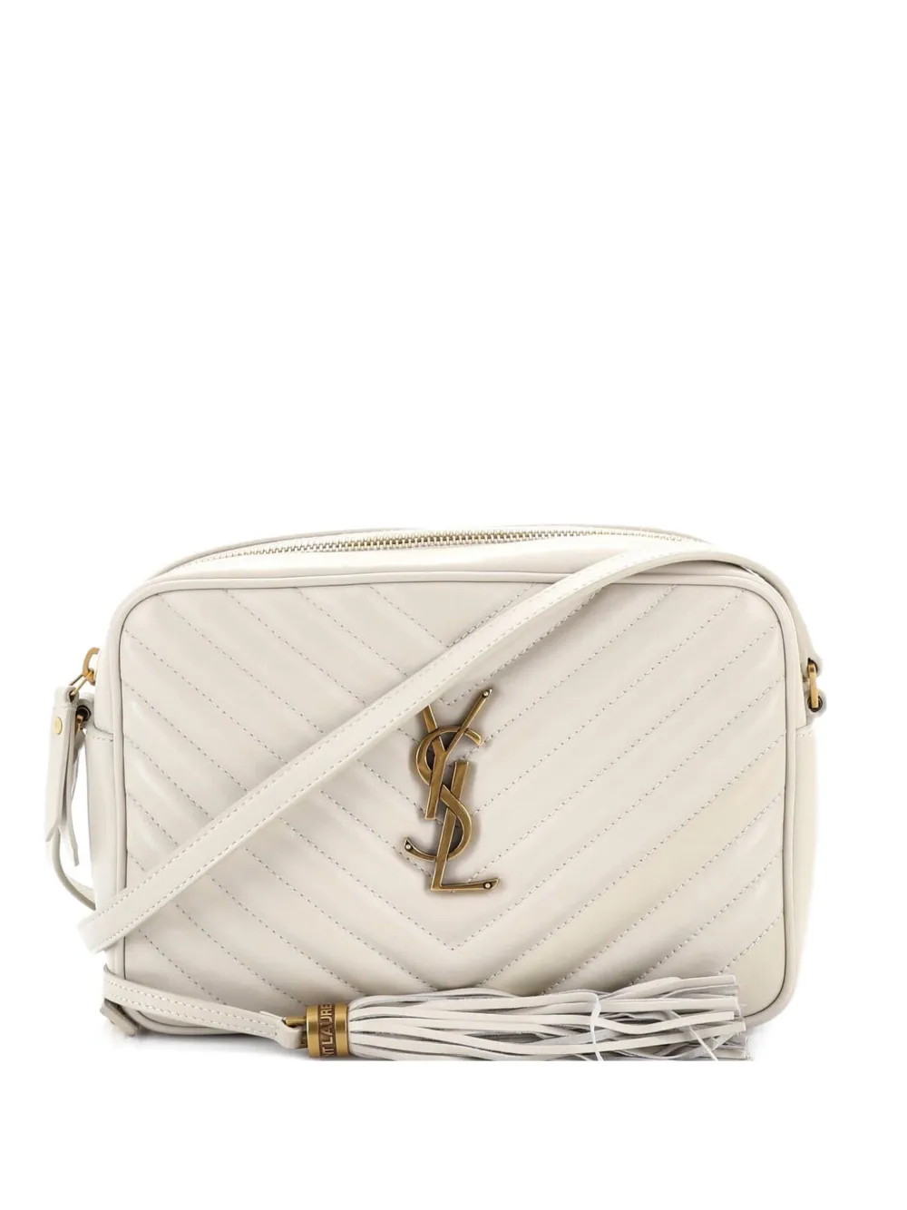 Saint Laurent Pre-Owned Lou Camera Bag Matelasse Chevron Leather Small crossbody bag - Toni neutri