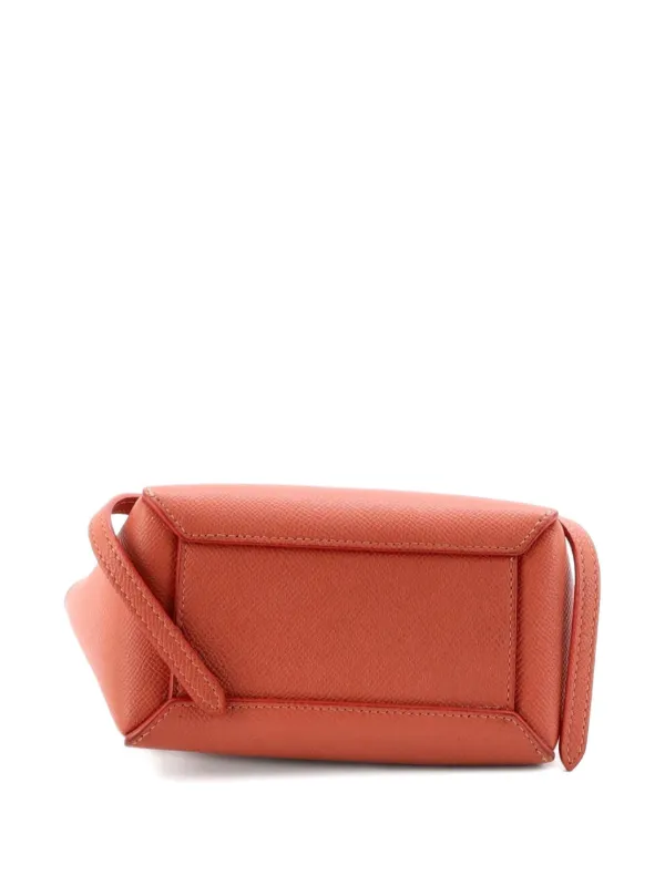 Celine Pre-Owned ベルトバッグ テクスチャードレザー ピコ ショルダー