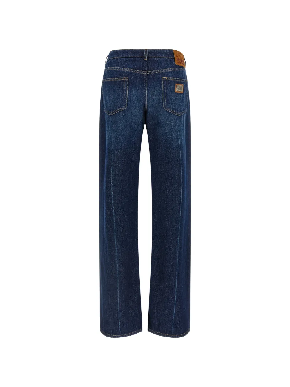 Dolce & Gabbana Low waist jeans met wassing Blauw