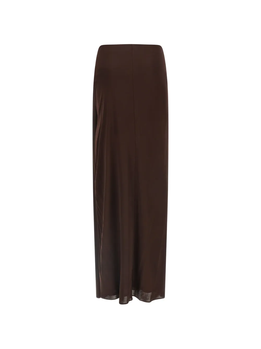  Elisabetta Franchi Knot Split Maxi Skirt - Brown 