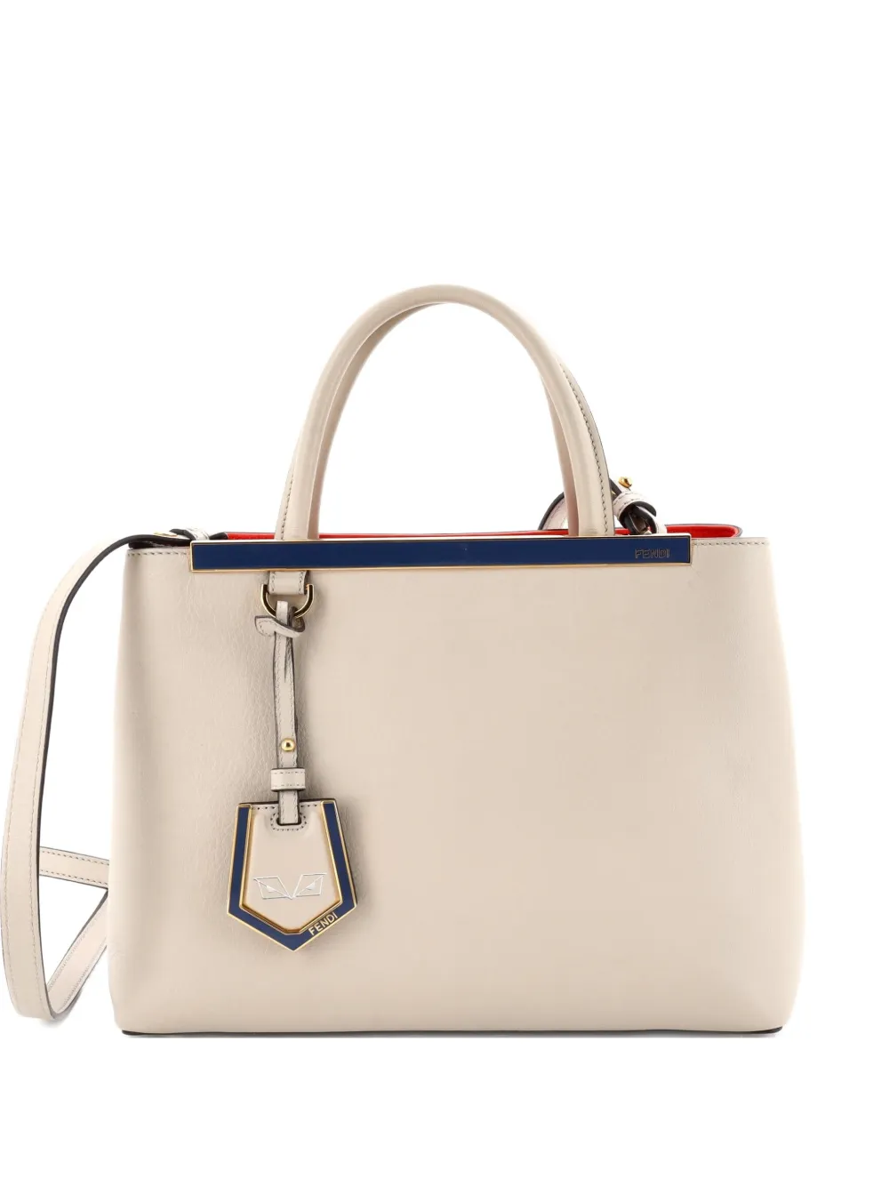 Fendi Pre-Owned 2Jours Bag Leather Petite satchel - Toni neutri