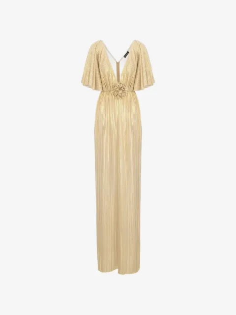 ROSERRY Florence floral-appliqué dress