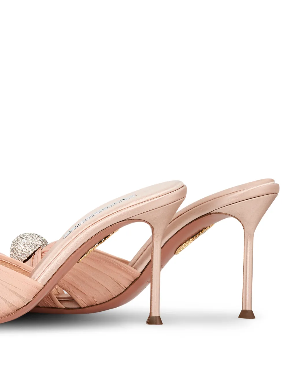 Aquazzura Mystery 85 mm sandalen Roze