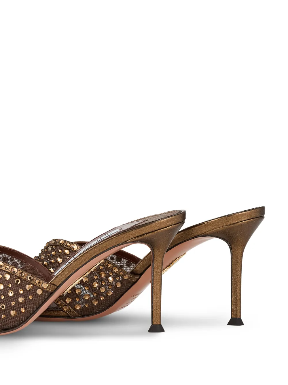 Aquazzura Verfraaide sandalen met open neus Bruin