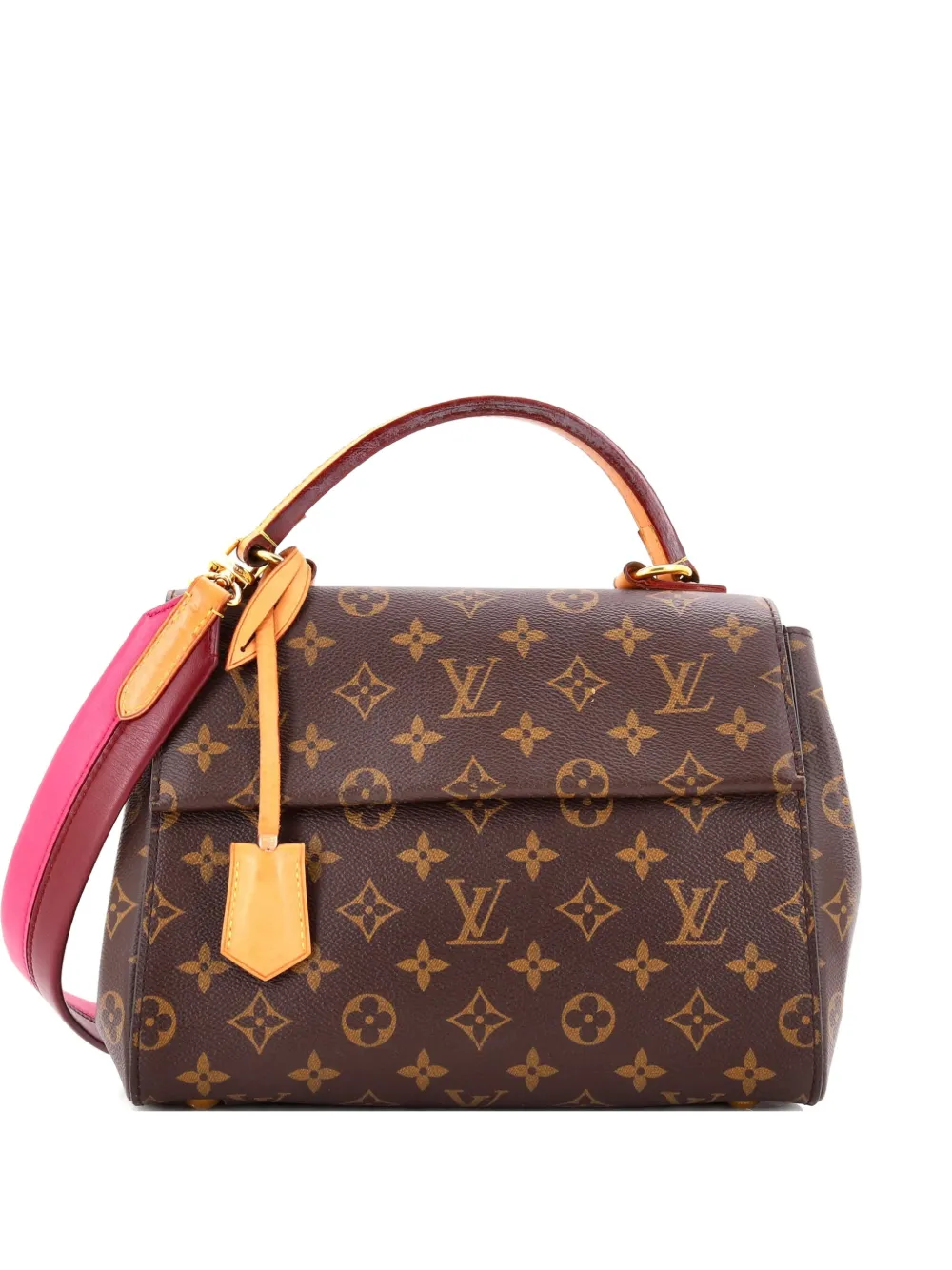 Louis Vuitton Pre-Owned Cluny Top Handle Bag Monogram Canvas BB satchel - Marrone