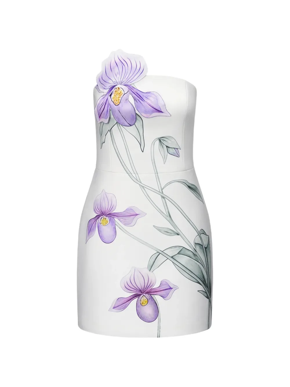 JW Pei one-shoulder floral print dress · 6