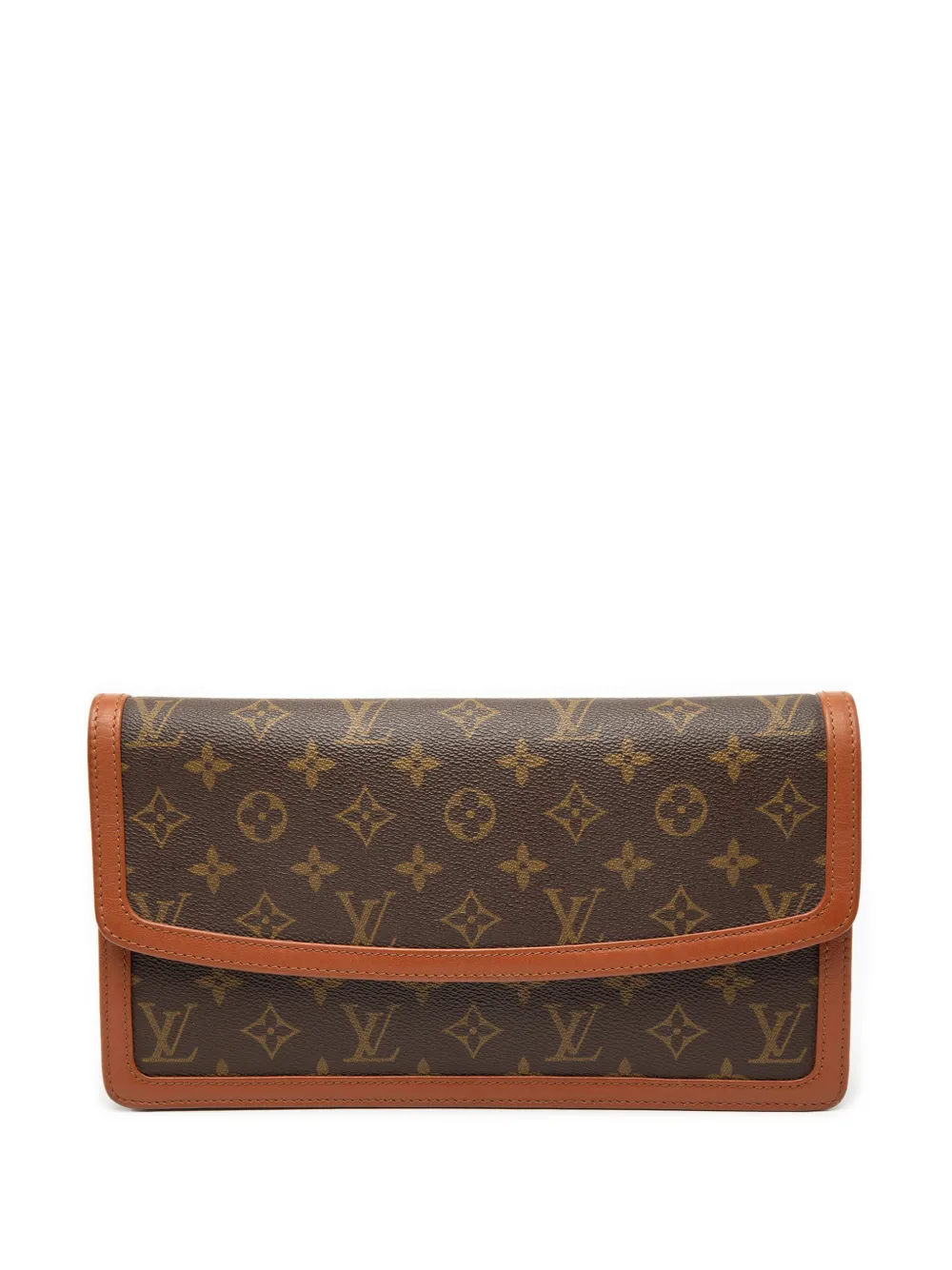 Louis Vuitton Pre-Owned 1990 Monogram Pochette Dame GM clutch bag - Marrone