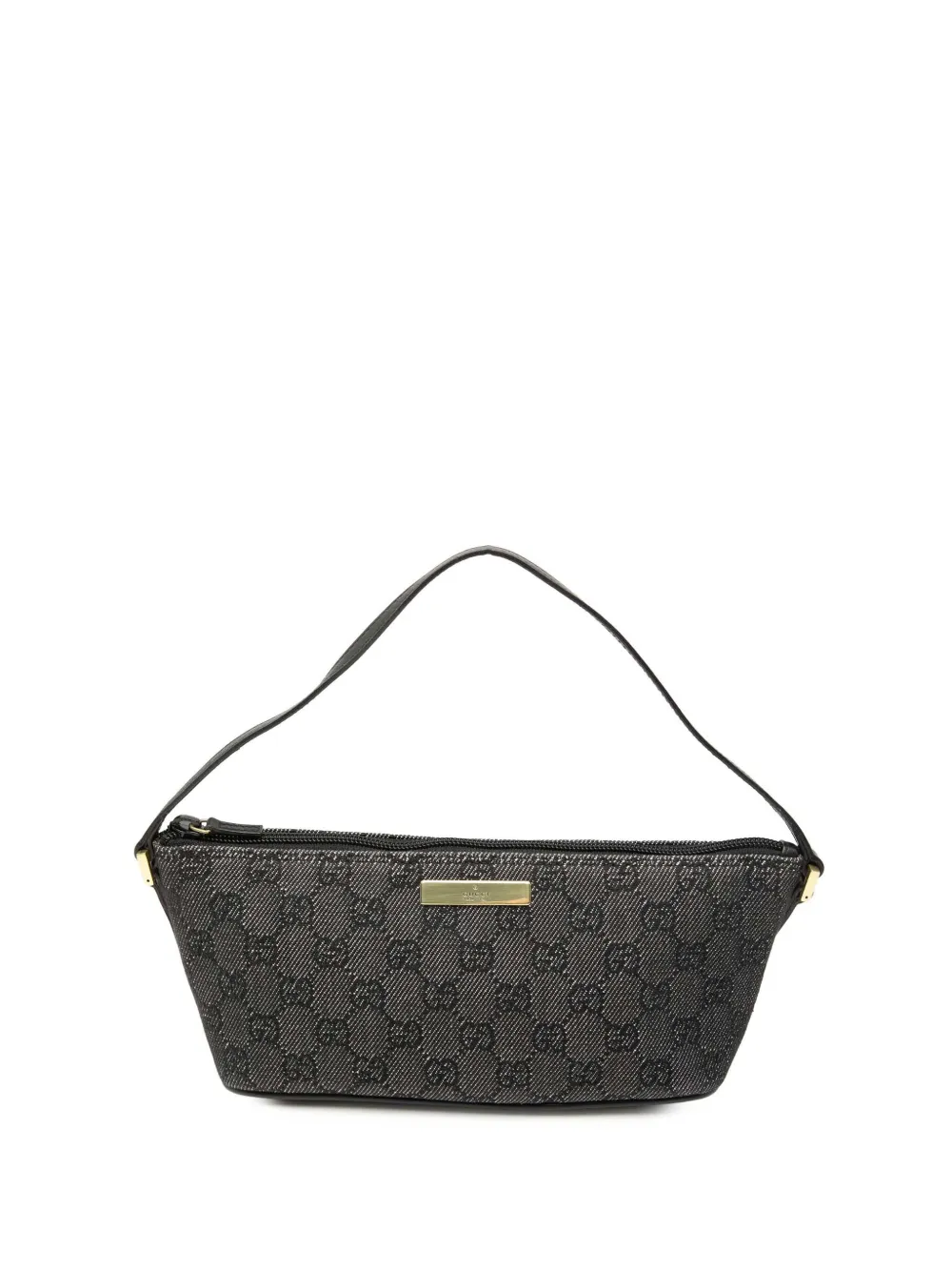 Gucci Pre-Owned 2000-2015 GG Denim Boat shoulder bag - Grey