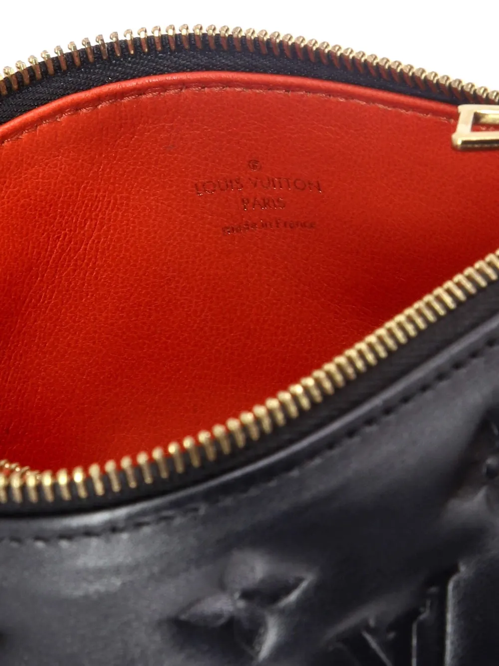 Louis Vuitton Pre-owned Coussin Bag Monogram Embossed Lambskin BB Crossbody Bag in Black, view 5