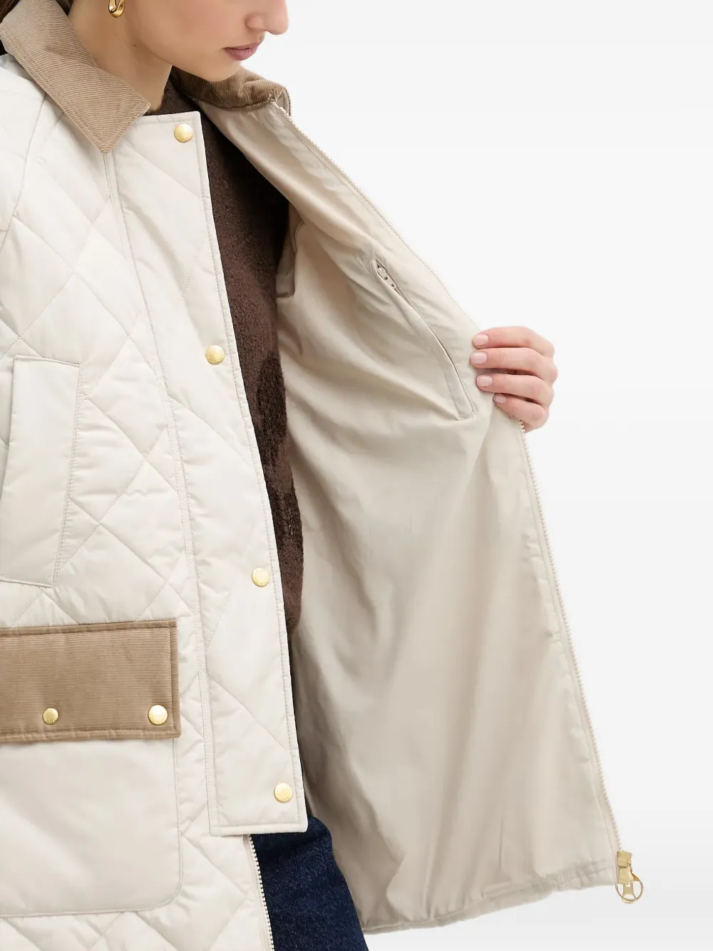 Corduroy Quilted Jacket