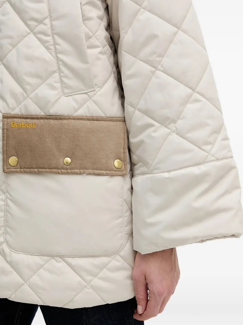 Corduroy Quilted Jacket