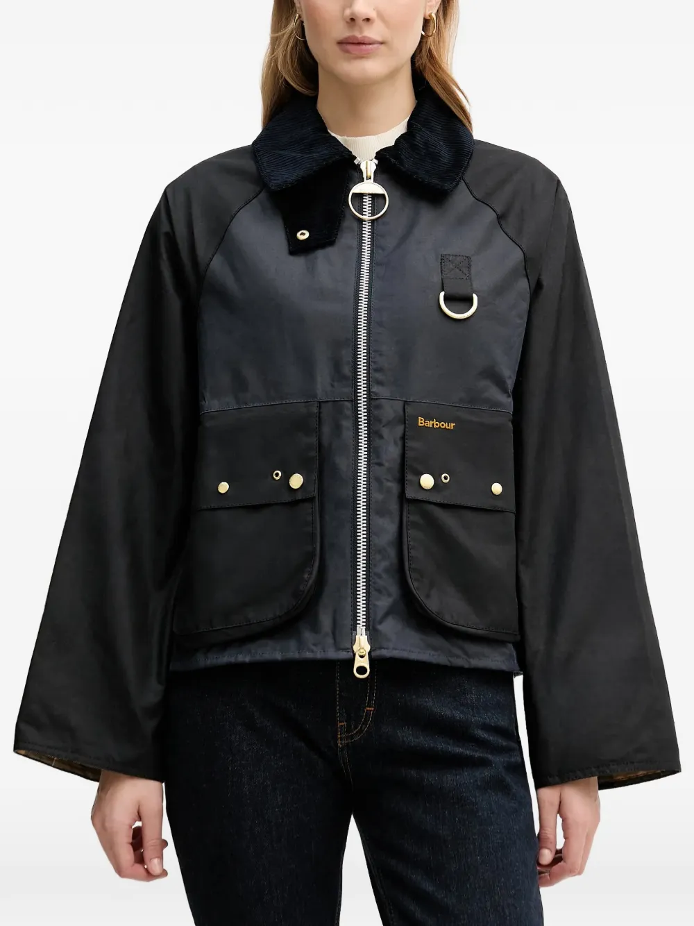 Barbour Kearton wax jacket - Blau