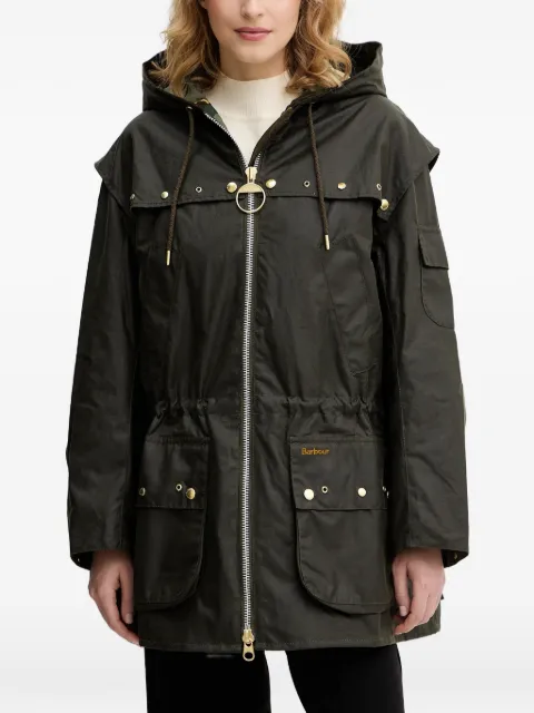 Barbour drawstring hooded jacket