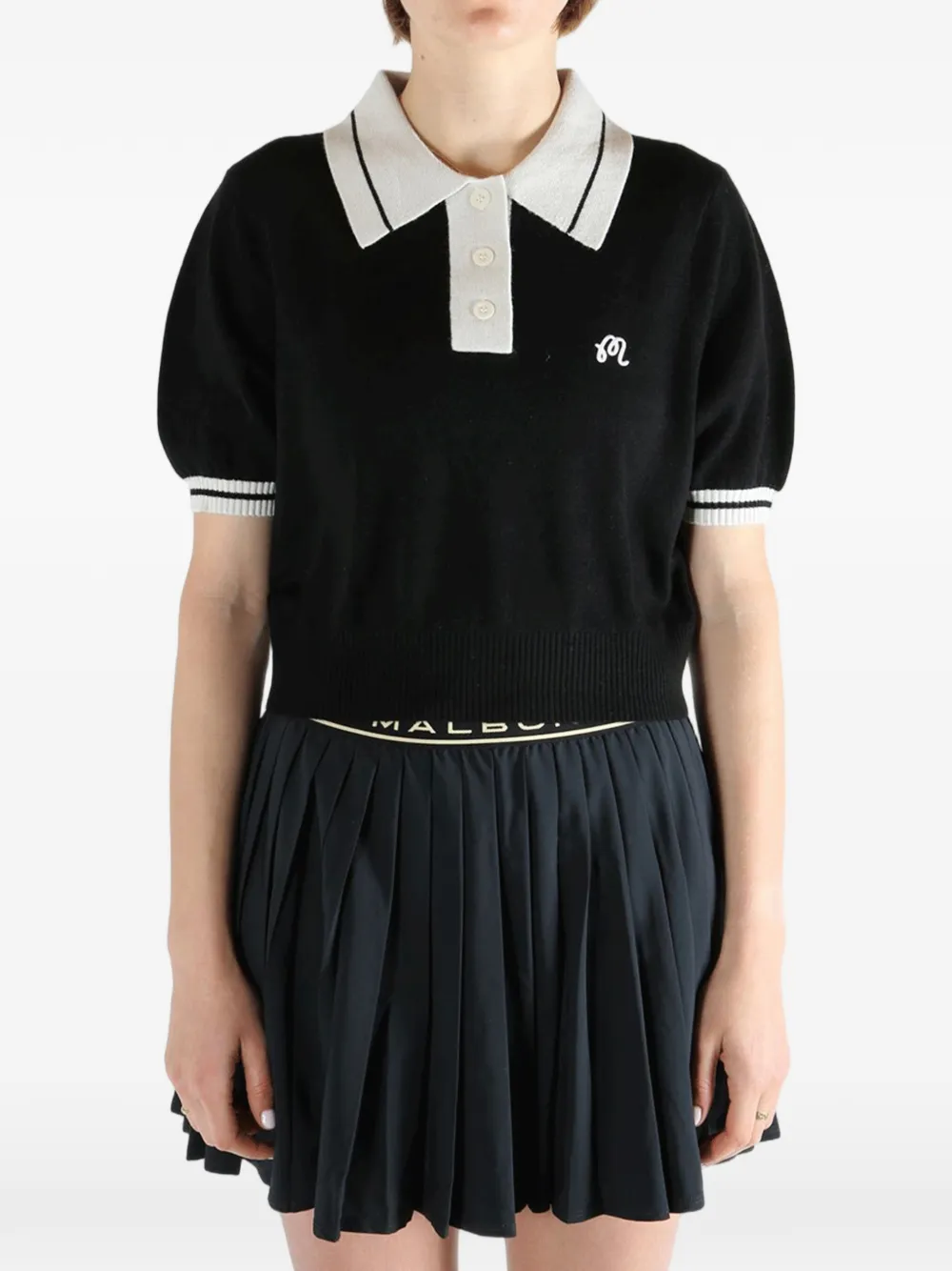 Malbon Golf Mikayla ポロシャツ | ブラック | FARFETCH JP