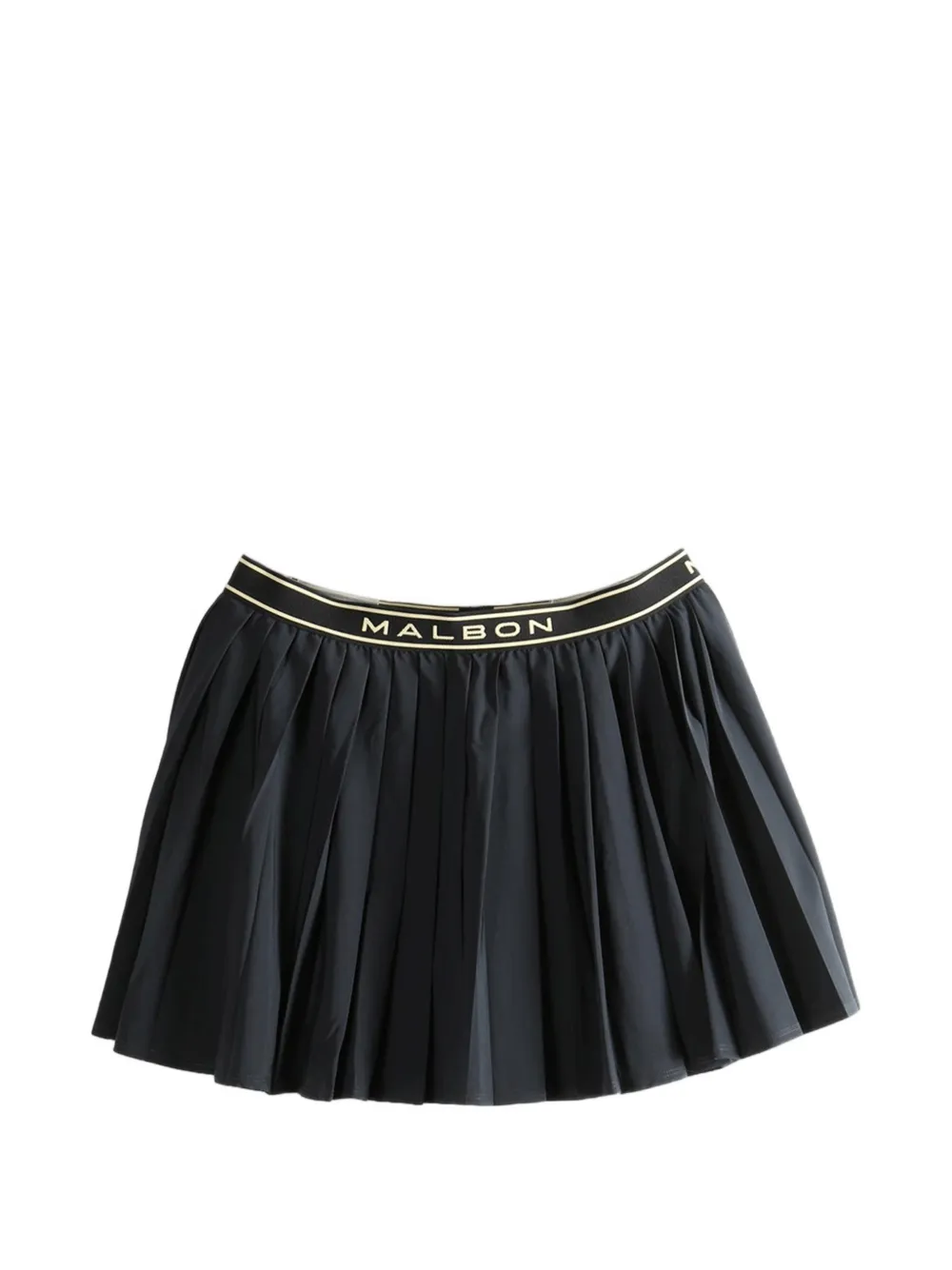 Malbon Golf Laurell pleated mini skirt - Nero