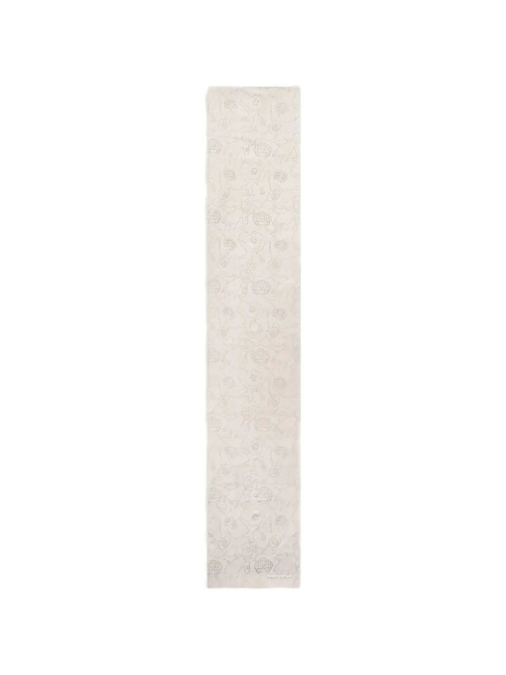 Shanghai Tang zijden sjaal met patroon Beige