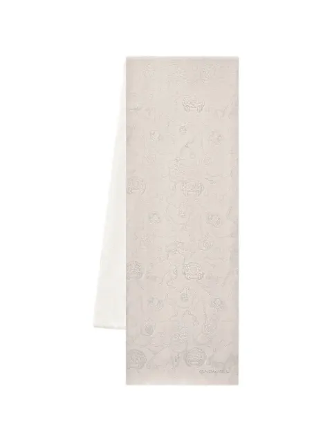 Shanghai Tang Tang patterned silk scarf