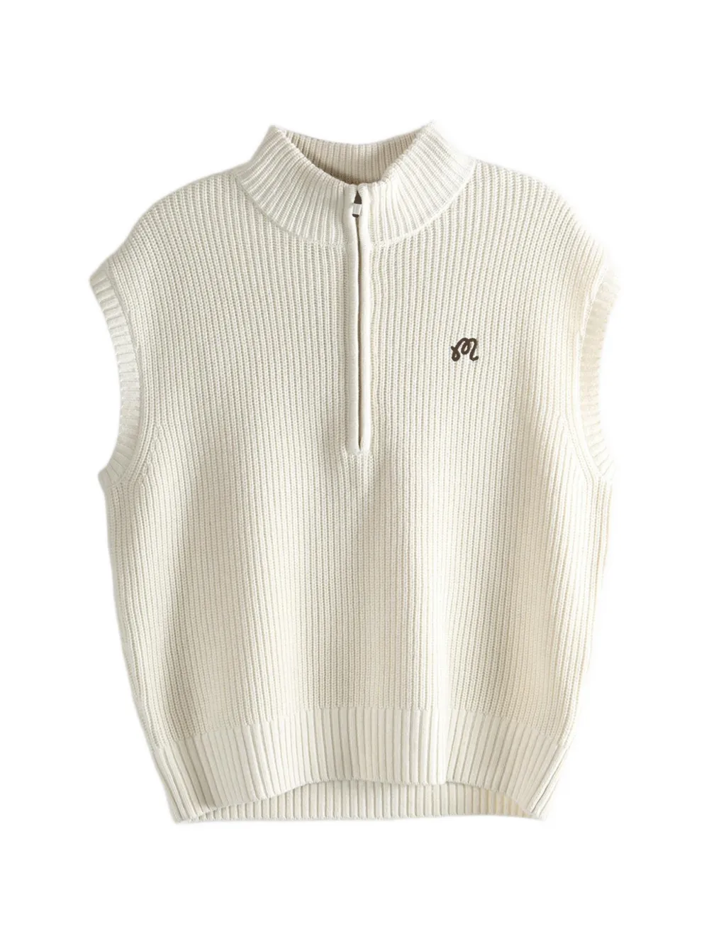 Malbon Golf Iva zip sleeveless top - Toni neutri