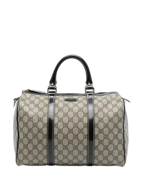 Gucci Pre-Owned 2016-2025 미디엄 GG 수프림 조이 보스턴 백