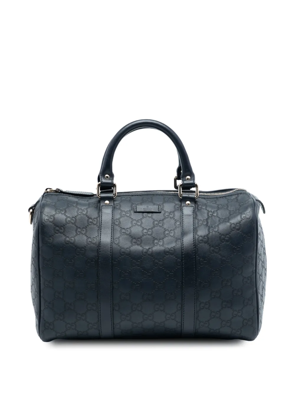 Gucci Pre-Owned 2016-2025 Medium Guccissima Joy Boston Bag satchel - Blu