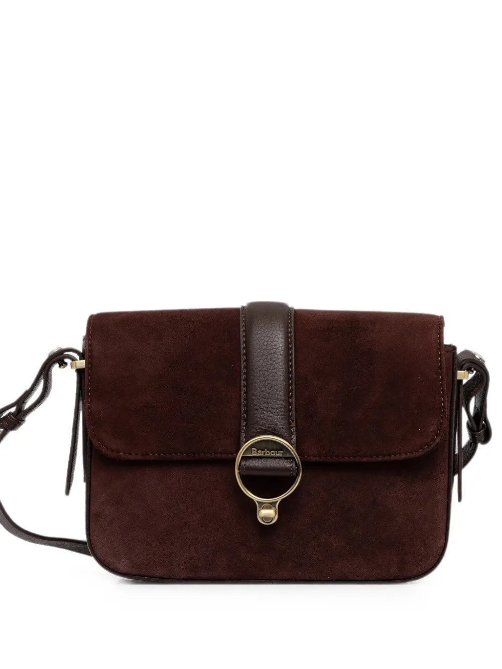 Barbour Rosa Umhängetasche aus Wildleder - Braun