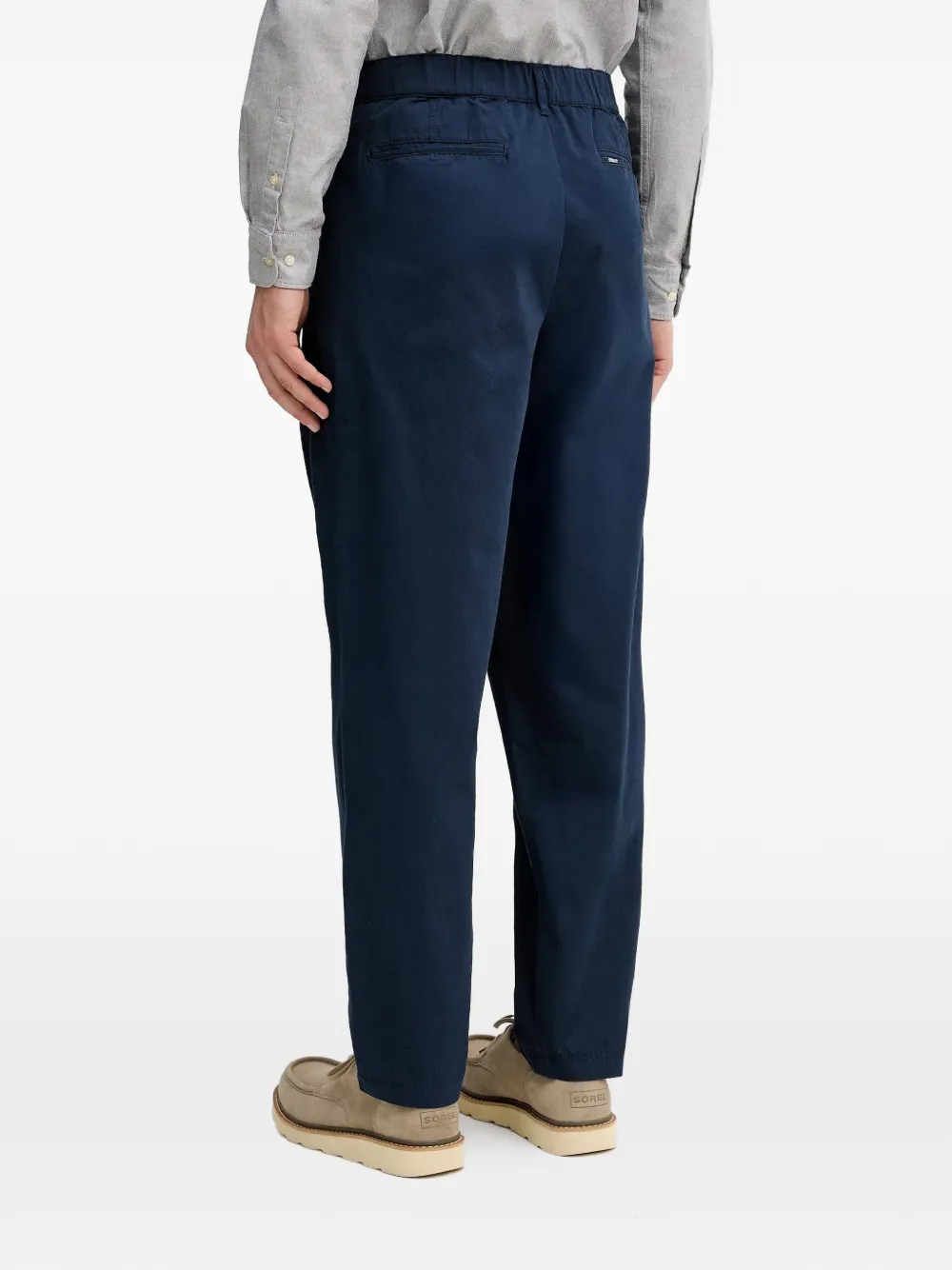 Barbour Broek met logo Blauw