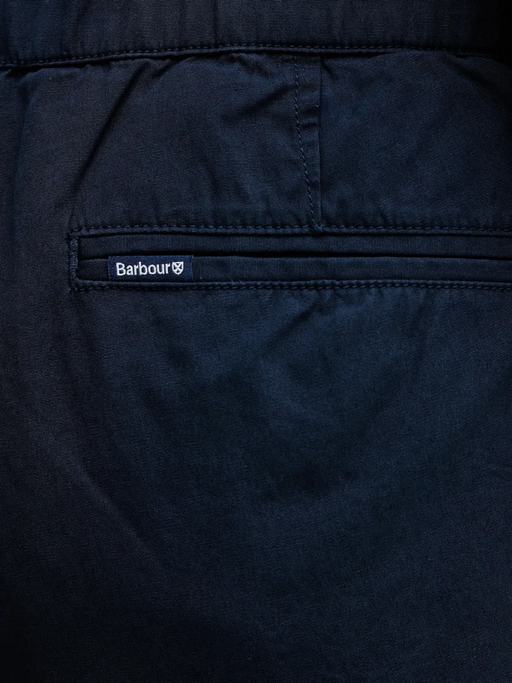 Barbour Broek met logo Blauw