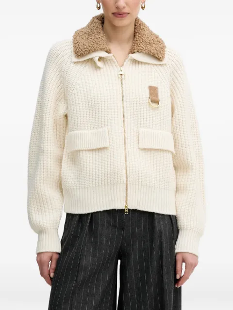 Barbour zip shearling sweater