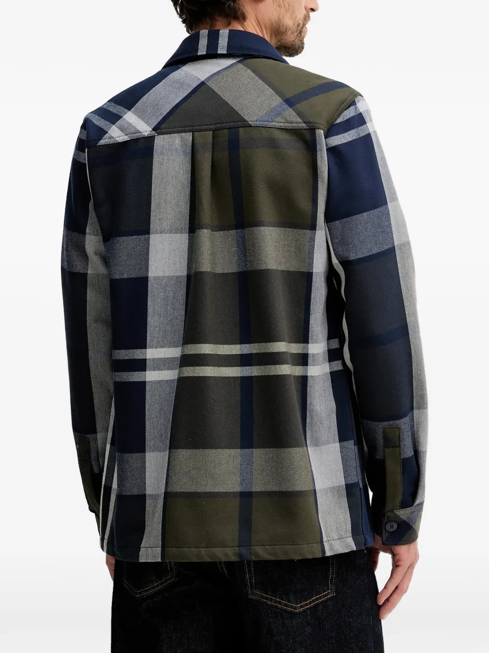  Barbour Lannich Plaid Zip Shirt - Green 