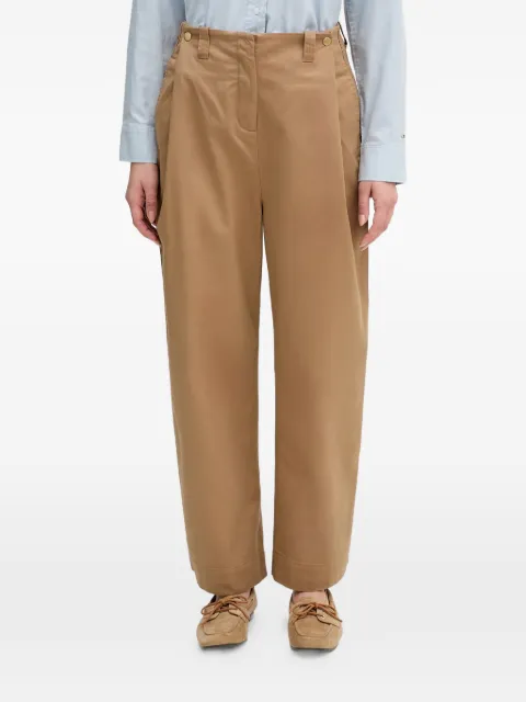 Barbour Alara button wide leg trousers