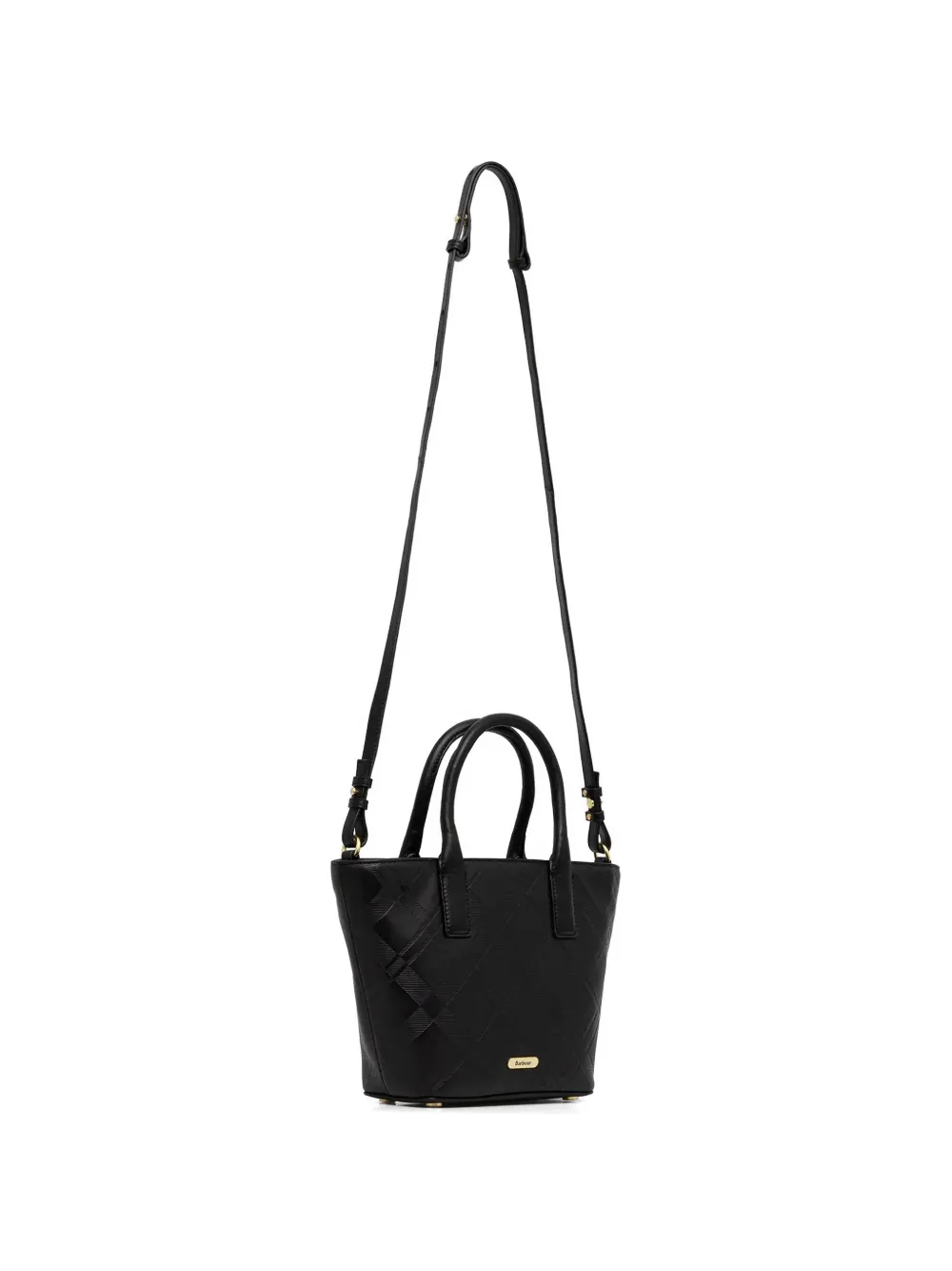 Barbour Birch Deboss gewatteerde shopper Zwart