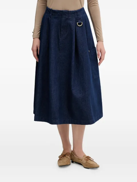 Barbour Saima d-ring pocket midi skirt