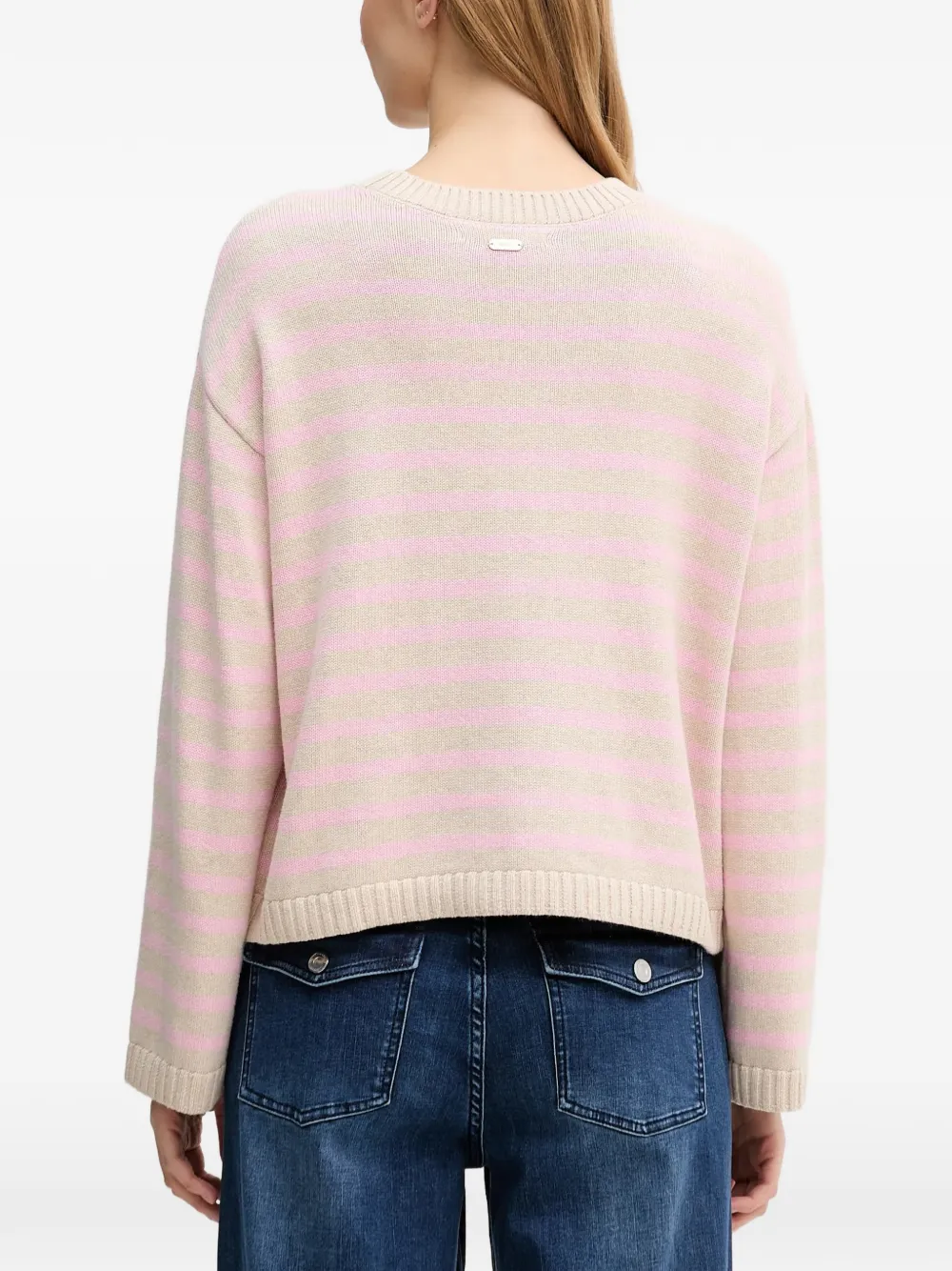  Barbour Rosie Striped Sweater - Neutrals 