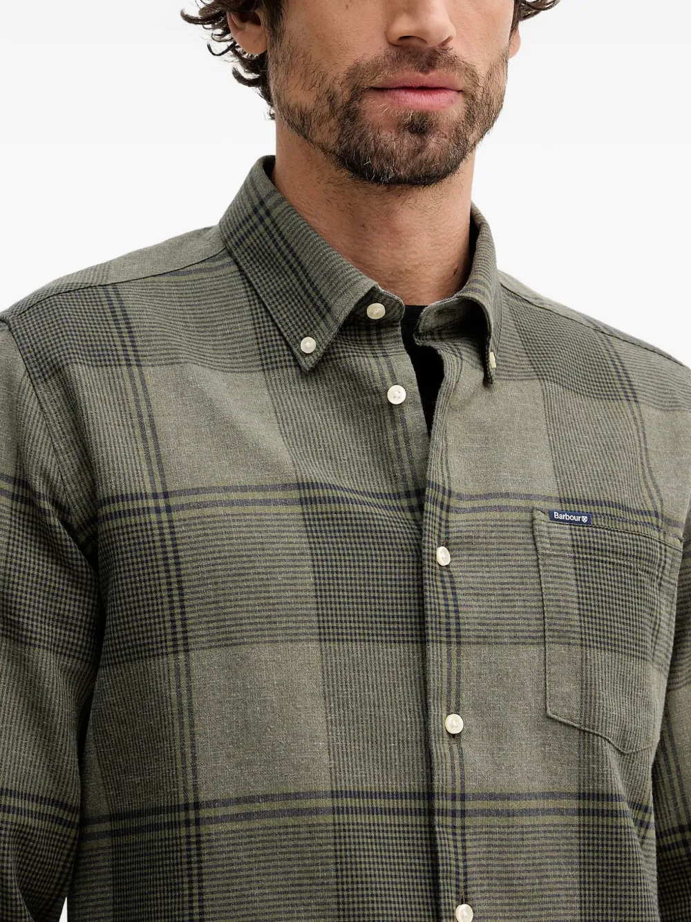 Barbour Heaney overhemd Groen